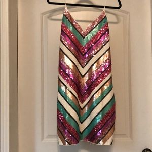 Express Multi-Colored Sequined Dress, NWT